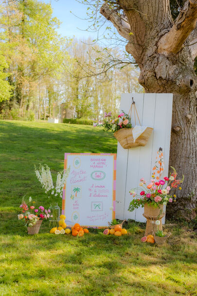 Faire-part de mariage illustré